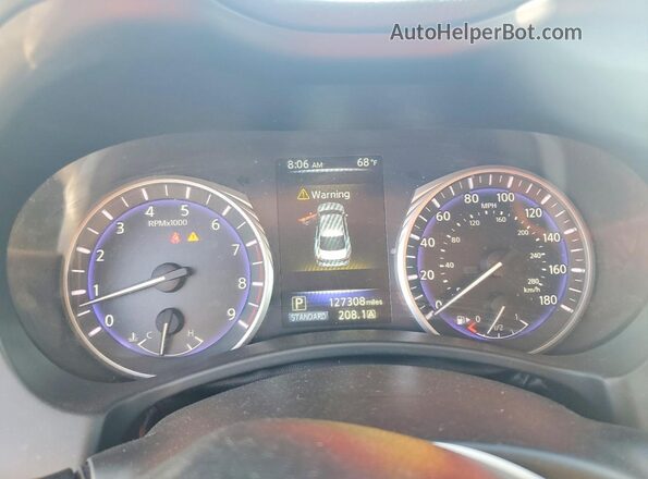 JN1EV7AP9HM743274 2017 INFINITI Q50 Silver Widok zestawu wskaźników