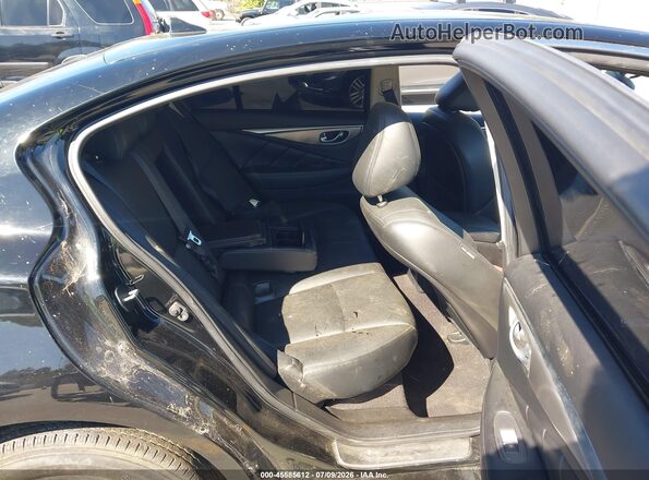 JN1EV7AP9HM743839 2017 INFINITI Q50 Black VIN sticker view
