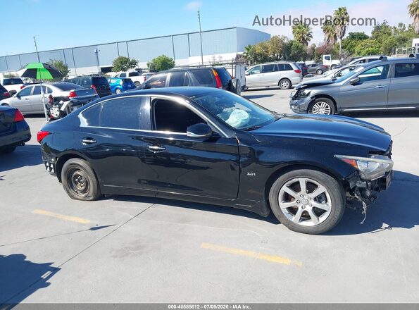 JN1EV7AP9HM743839 2017 INFINITI Q50 Black Rear interior view