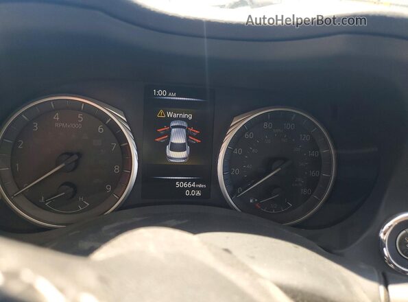 JN1EV7AP9JM356181 2018 INFINITI Q50 White Вид щитка приладів