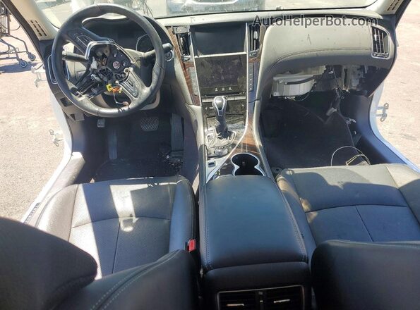 JN1EV7AP9JM356181 2018 INFINITI Q50 White Вид панелі приладів