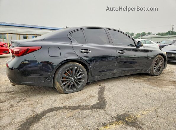 JN1EV7AP9JM356505 2018 INFINITI Q50 Черный Задняя правая четверть