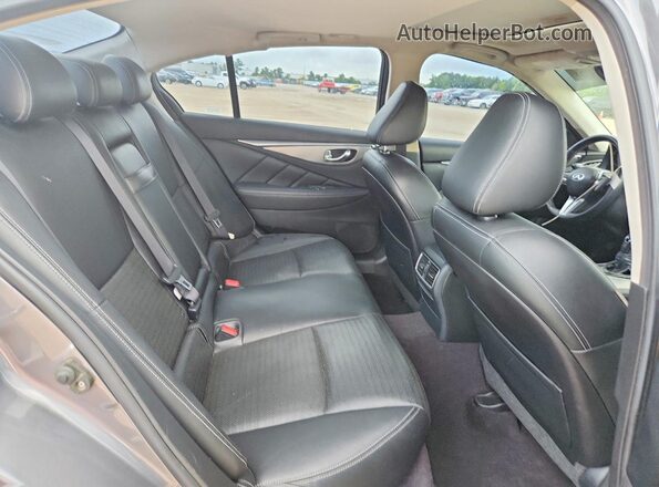 JN1EV7AP9JM361252 2018 INFINITI Q50 Gray Вид задніх сидінь