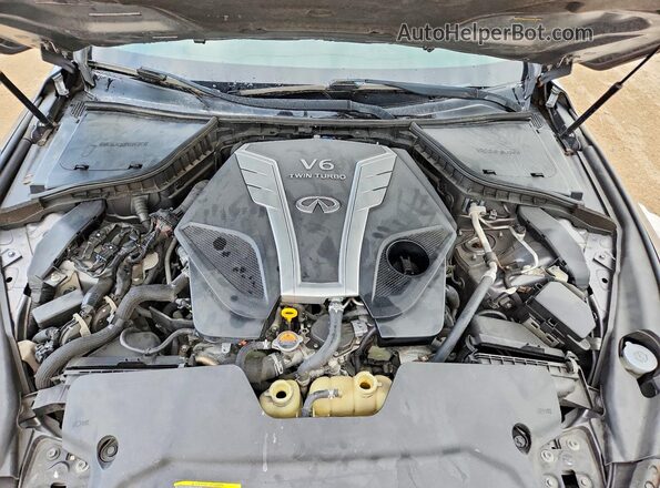 JN1EV7AP9JM361252 2018 INFINITI Q50 Gray Вид задньої частини салону