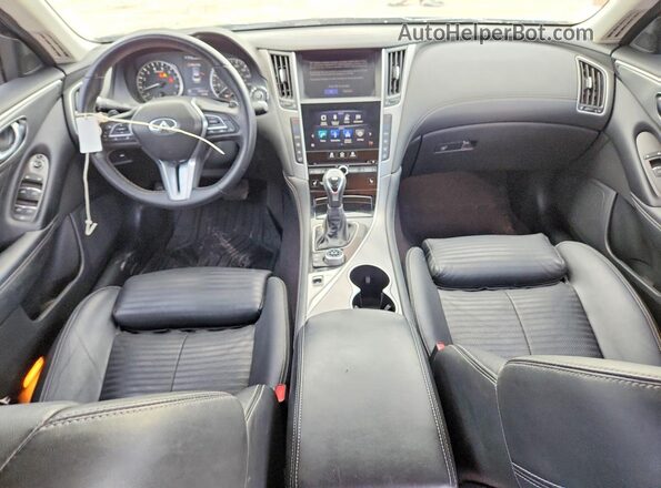 JN1EV7AP9JM361252 2018 INFINITI Q50 Gray Вид панелі приладів