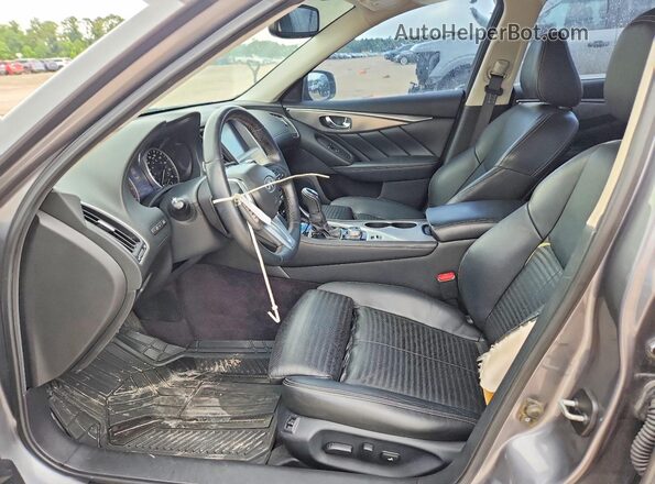 JN1EV7AP9JM361252 2018 INFINITI Q50 Gray Вид салону спереду