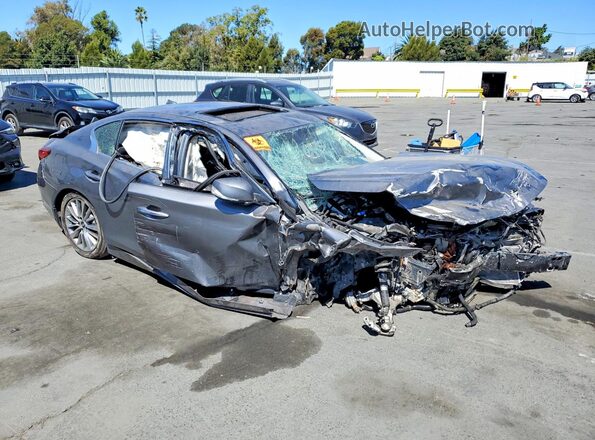 JN1EV7AP9JM366970 2018 INFINITI Q50 Gray Przód prawy
