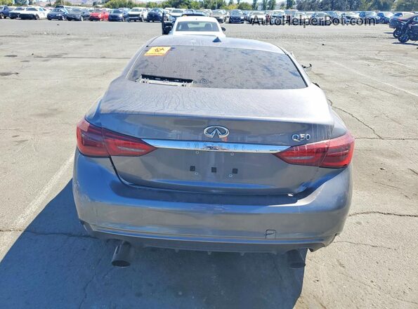 JN1EV7AP9JM366970 2018 INFINITI Q50 Gray Widok z tyłu