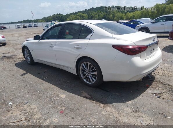 JN1EV7AP9LM200077 2020 INFINITI Q50 White უკანა მარცხენა