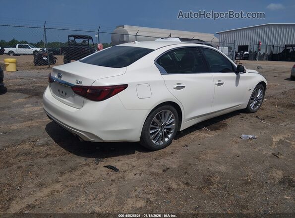 JN1EV7AP9LM200077 2020 INFINITI Q50 White უკანა მარჯვენა
