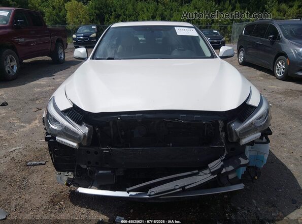 JN1EV7AP9LM200077 2020 INFINITI Q50 White უკანა სალონის ხედი