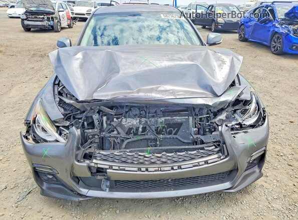 JN1EV7AP9LM203142 2020 INFINITI Q50 Серый Вид спереди