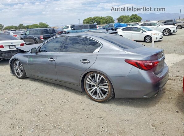 JN1EV7AP9LM203142 2020 INFINITI Q50 Серый Задняя левая четверть