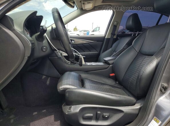 JN1EV7AP9LM203142 2020 INFINITI Q50 Серый Вид салона спереди