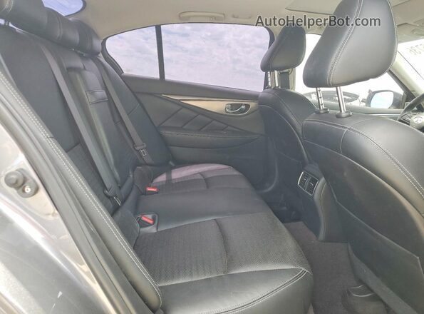 JN1EV7AP9LM203142 2020 INFINITI Q50 Серый Вид задних сидений