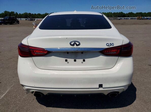 JN1EV7AP9LM206736 2020 INFINITI Q50 White Հետևի տեսք