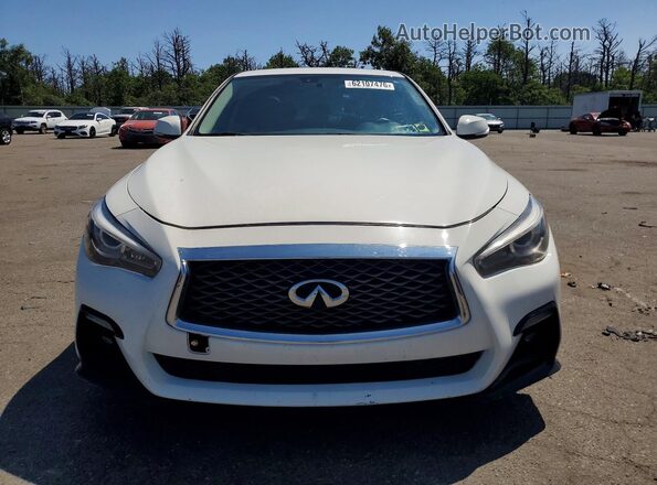 JN1EV7AP9LM206736 2020 INFINITI Q50 White Դիմացի տեսք