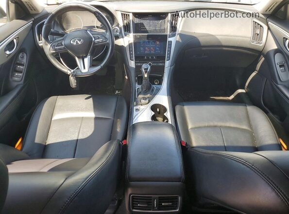 JN1EV7AP9LM206736 2020 INFINITI Q50 White Առջևի վահանակի տեսք