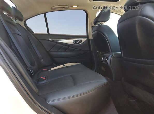 JN1EV7AP9LM206736 2020 INFINITI Q50 White Հետևի նստատեղերի տեսք