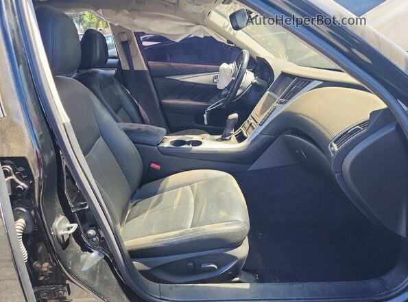JN1EV7AP9LM208499 2020 INFINITI Q50 Black Вид салону спереду