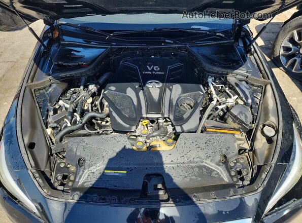 JN1EV7AP9LM208499 2020 INFINITI Q50 Black Вид задньої частини салону