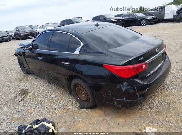 JN1EV7APXGM303966 2016 INFINITI Q50 Black უკანა მარცხენა