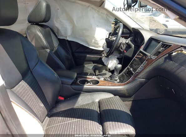 JN1EV7APXHM730906 2017 INFINITI Q50 Серый Вид салона спереди