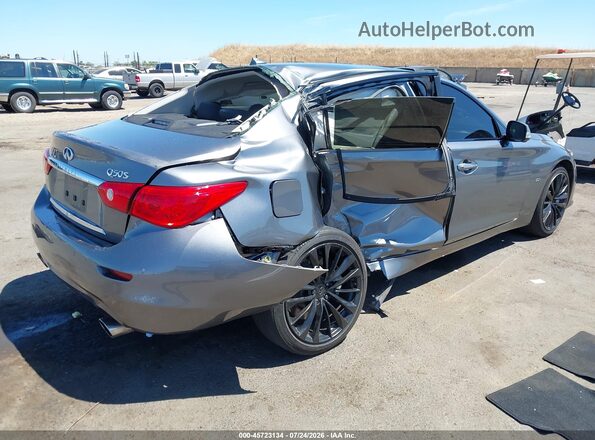 JN1EV7APXHM730906 2017 INFINITI Q50 Серый Задняя правая четверть