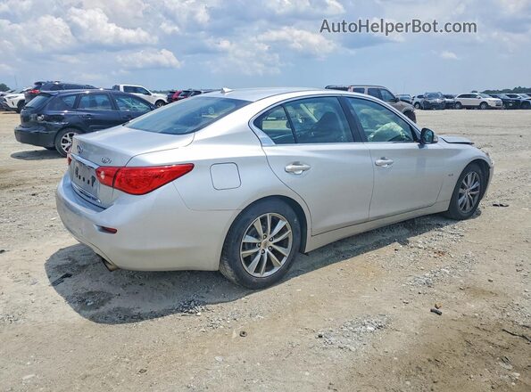 JN1EV7APXHM735541 2017 INFINITI Q50 Silver Rear right