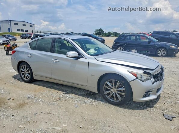 JN1EV7APXHM735541 2017 INFINITI Q50 Silver Front right