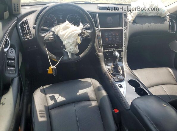JN1EV7APXHM735541 2017 INFINITI Q50 Silver Dashboard view