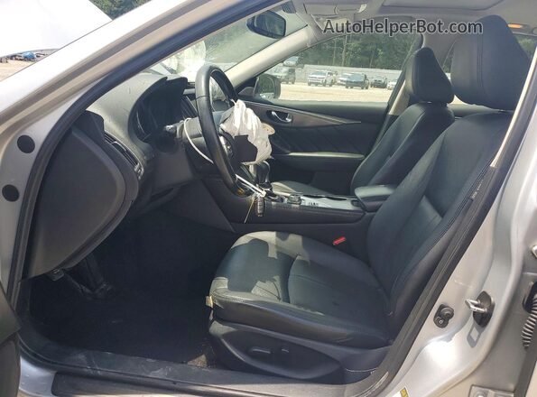 JN1EV7APXHM735541 2017 INFINITI Q50 Silver Front interior view