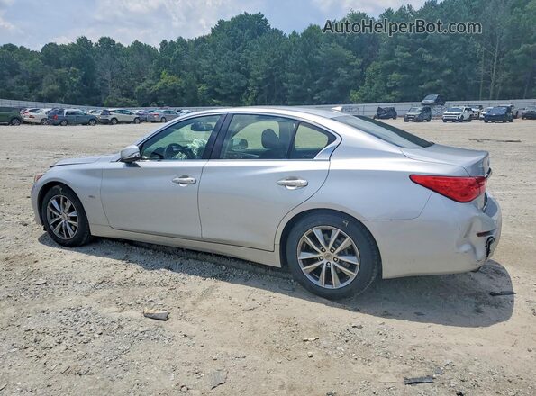 JN1EV7APXHM735541 2017 INFINITI Q50 Silver Rear left