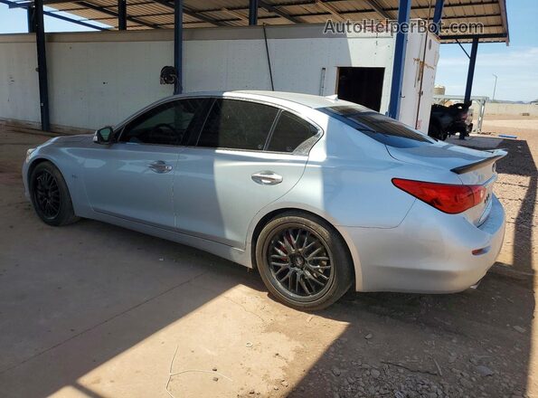 JN1EV7APXHM739671 2017 INFINITI Q50 Silver Rear left