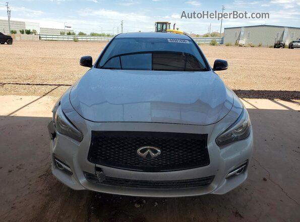 JN1EV7APXHM739671 2017 INFINITI Q50 Silver Front view