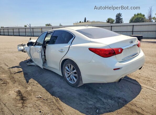 JN1EV7APXHM740044 2017 INFINITI Q50 White Rear left