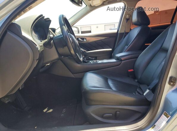JN1EV7APXHM740934 2017 INFINITI Q50 Silver Front interior view