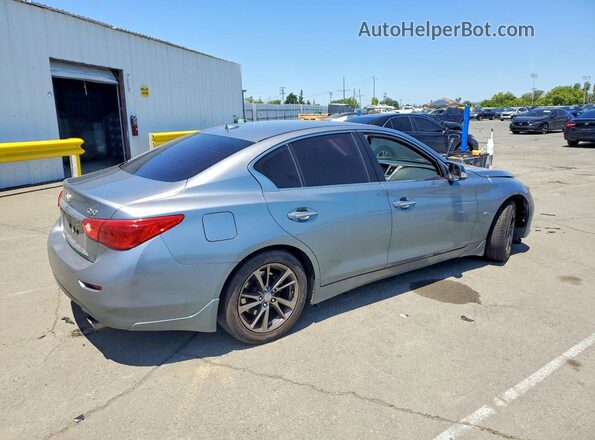 JN1EV7APXHM740934 2017 INFINITI Q50 Silver Rear right