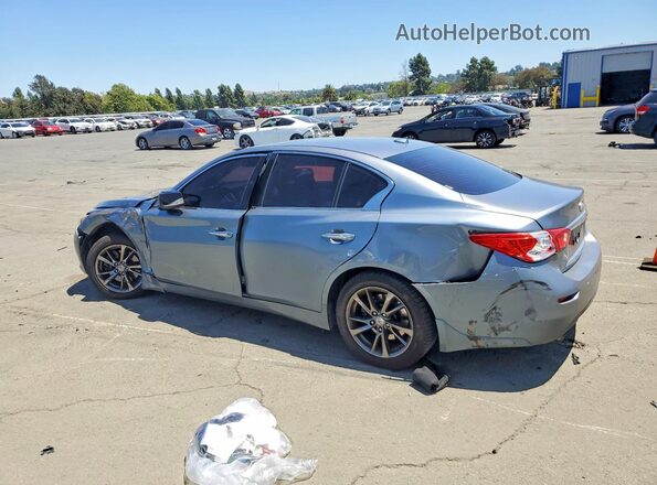 JN1EV7APXHM740934 2017 INFINITI Q50 Silver Rear left