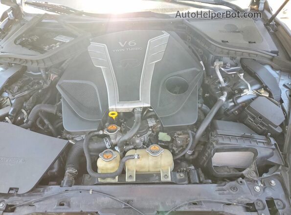 JN1EV7APXHM740934 2017 INFINITI Q50 Silver Rear interior view