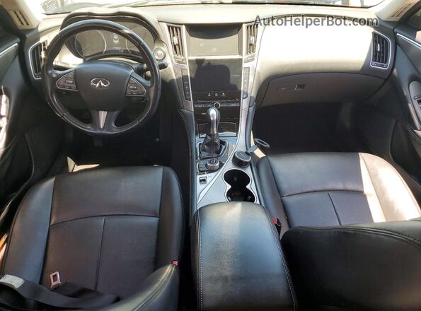 JN1EV7APXHM740934 2017 INFINITI Q50 Silver Dashboard view