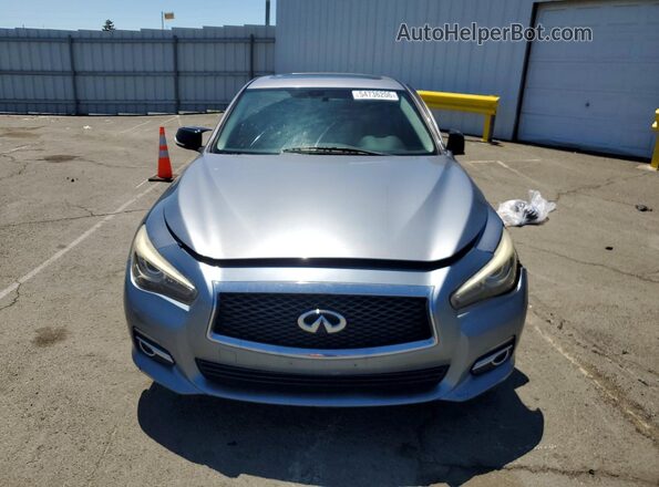 JN1EV7APXHM740934 2017 INFINITI Q50 Silver Front view
