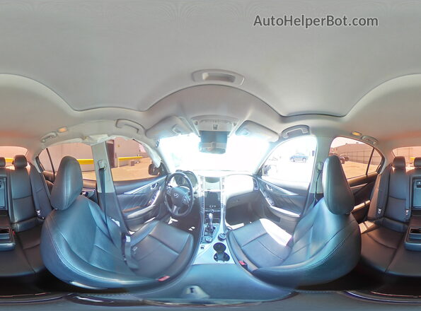 JN1EV7APXHM740934 2017 INFINITI Q50 Silver VIN sticker view