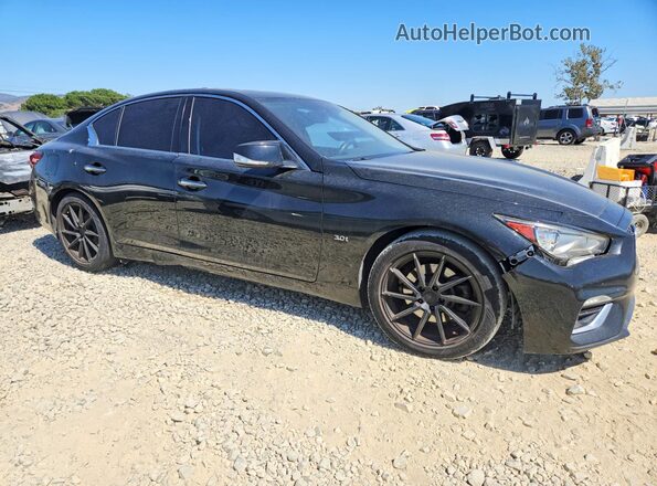 JN1EV7APXJM356237 2018 INFINITI Q50 Black Առջևի աջ