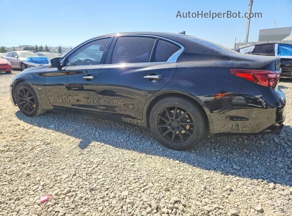 JN1EV7APXJM356237 2018 INFINITI Q50 Black Հետևի ձախ