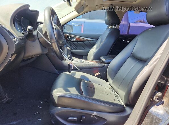JN1EV7APXJM356237 2018 INFINITI Q50 Black Սալոնի դիմացի տեսք