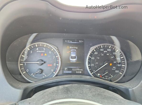 JN1EV7APXJM356237 2018 INFINITI Q50 Black Սարքավորումների վահանակի տեսք