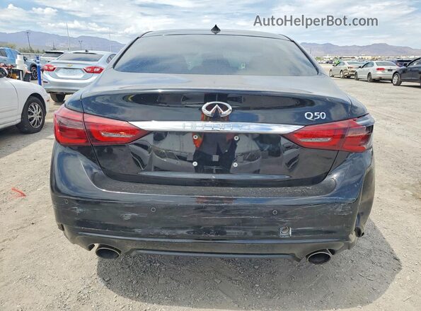 JN1EV7APXJM362667 2018 INFINITI Q50 Black Հետևի տեսք