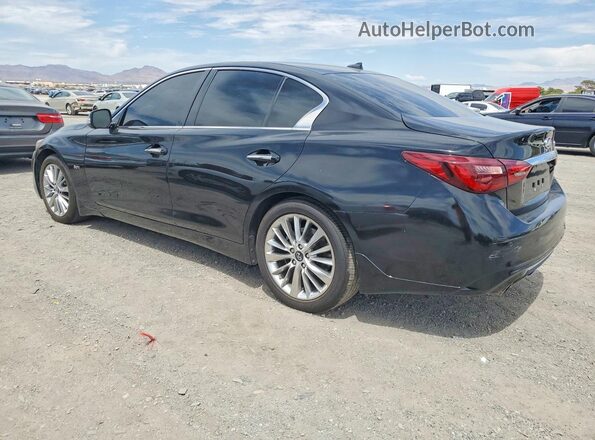 JN1EV7APXJM362667 2018 INFINITI Q50 Black Հետևի ձախ
