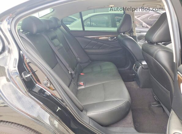 JN1EV7APXJM362667 2018 INFINITI Q50 Black Հետևի նստատեղերի տեսք